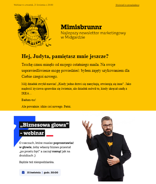 e-mail marketing Paweł Tkaczyk